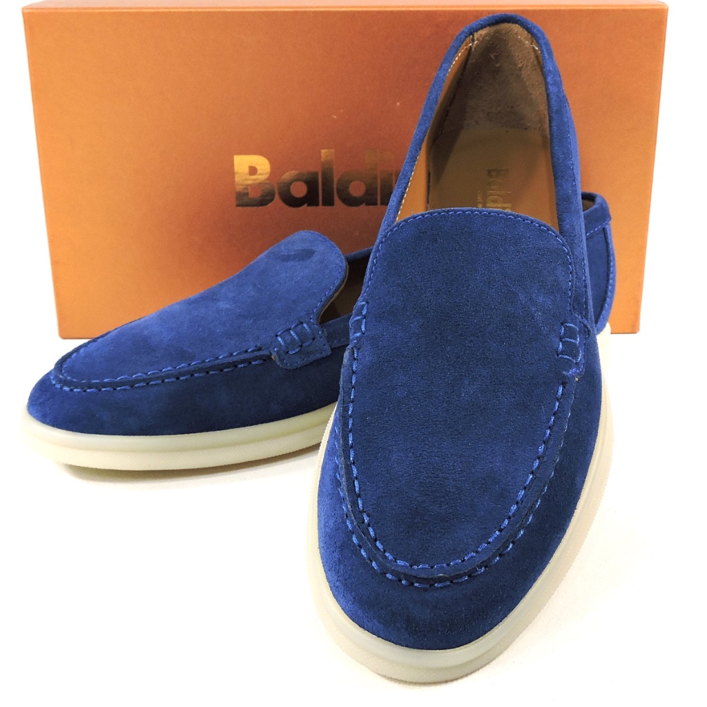 Baldinini Suede Summer Flats Loafers